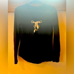 Black long sleeve tee